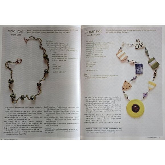 Stringing Magazine Spring 2006 Over 150 Designs And How To Create Them - Picture 12 of 16